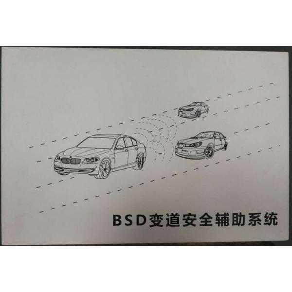 2017 hot selling 24GHZ microwave radar car blind spot detection system 20M BSD for Menz, Audi, BMW
