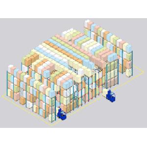 Storage Warehouse Radio Shuttle Racking System Steel Q235B Material