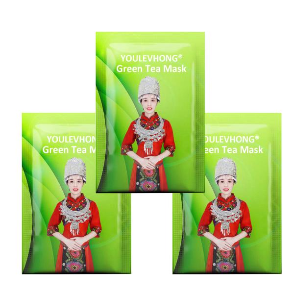 Buy Nourishing Green Tea Sheet Mask for All Skin Types Hydrating and Soothing Lightweight Gel Texture at wholesale prices