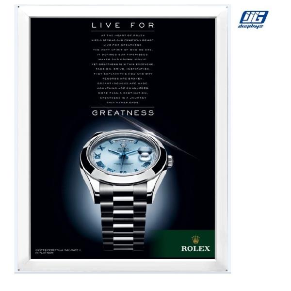 Buy Aluminum Snap Frame Light Box 22mm Thickness White / Silver / Black at wholesale prices