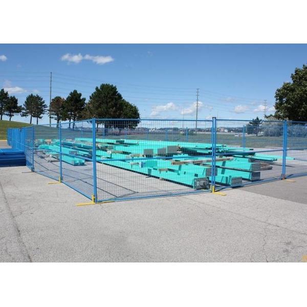 Heavy Duty 5mm 50x100mm Temporary Site Fencing Outdoor Construction With Top Clips