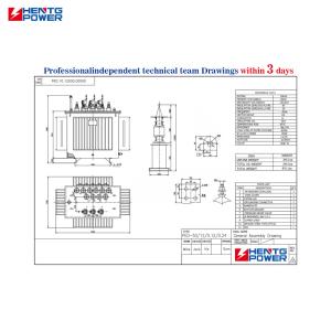 Oil Immersed High Voltage Step Up Power Transformer 50KVA 80KVA 100KVA
