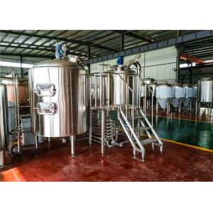 Simple Maintenance 600L Two Vessel Brewing System Convenient Operation