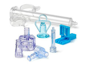 Buy Multi Color Medical Plastic Products , Medical Moulded Products For Iv Infusion Connectors at wholesale prices