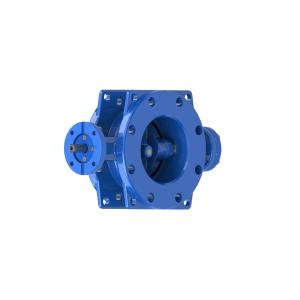 Quality EN593 RAL5010 Dovetail Rubber Seal Butterfly Valve for sale