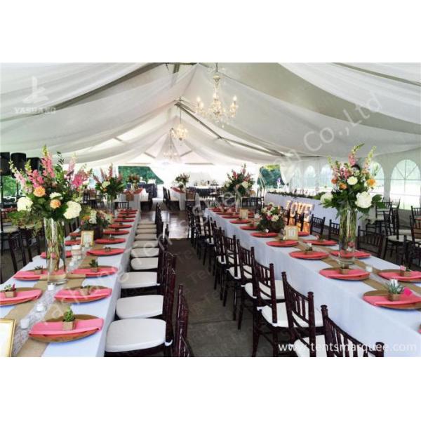 Simple Wave Roof Lining Deco Outside Aluminum Profile Luxury Wedding Tents