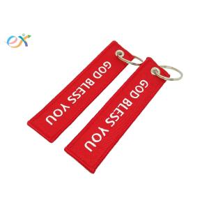 Tag Before Flight Embroidery Keychain For Bag Luggage Logo Motorcycle Key Chain