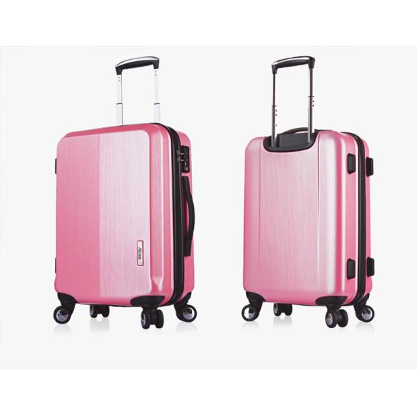 16" PC Travel Bags Carry on Zipper Luggage Business Trolley Purple Suitcase with TSA Lock