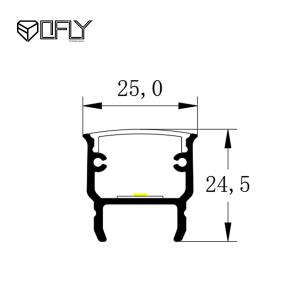 Waterproof Handrail LED Aluminum Profile Stainless Steel Profile Combined