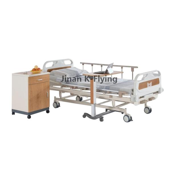 Buy Aluminum Alloy Guardrails 2 Function Hospital Bed Folding at wholesale prices