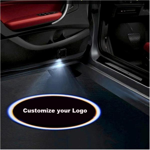 RGB 2.2CM Car LED Logo Projector For Benz Wireless 5W Laser