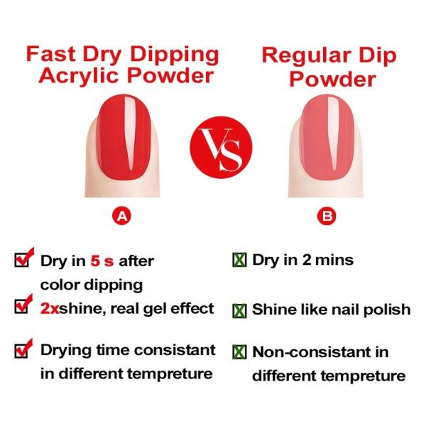 Premium Quality High Matching 3 in 1 Acrylic Powder Match Gel Polish and Nail Lacquer for Nail Art Beauty