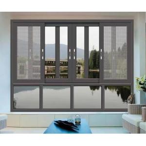 Stainless Steel Screen Netting Aluminum Thermal Break Sliding Windows with