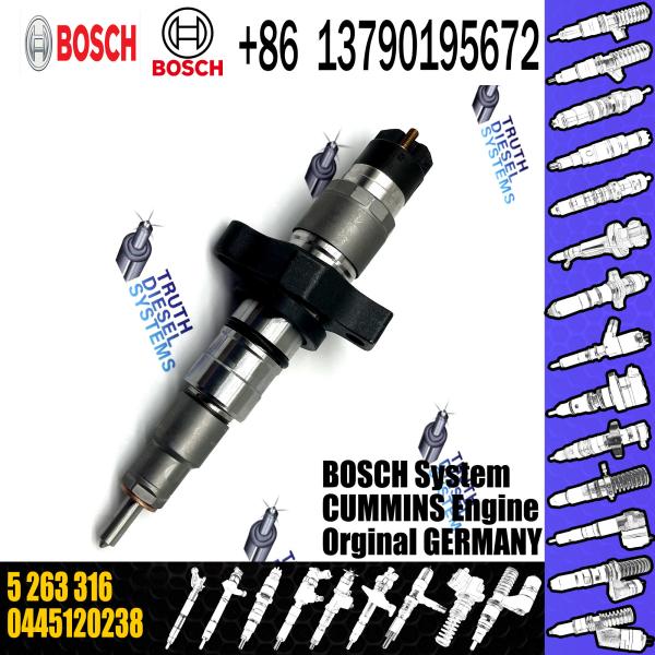 Common Rail Injector 0445 120 238 diesel engine Injector 0445120238 5263316 for CUMMINS