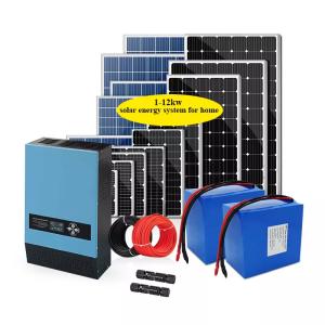Quality Lithium Ion 5kw Off Grid Solar System Kit Mppt Mc4 Complete System For Home for sale