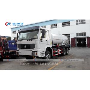 China Sinotruk HOWO 6X4 336HP 12000L Vacuum Sewage Suction Truck on sale