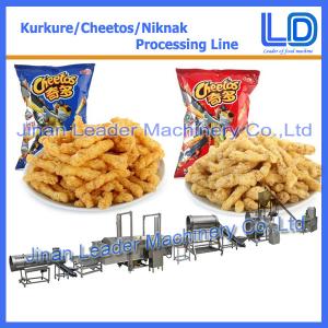 Industrial kurkure cheetos crisps puffcorn puffs extruder machinery