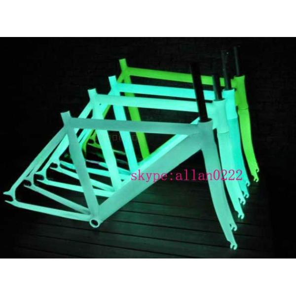 Aluminum 700C FIXED GEAR BICYCLE Glow in the Dark Lightweight and Durable