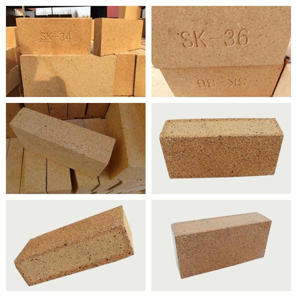 High Temperature Fireclay Brick Tile SK-30 SK32 SK34 SK35
