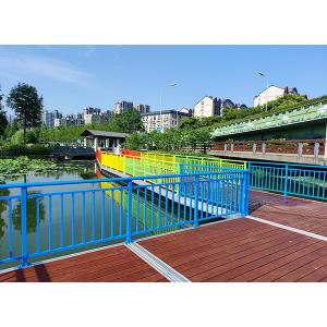Marina Floating Dock Aluminum Gangways WPC / Plastic / Wood Deck Customized