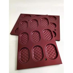 9 Cavity PTFE Al Steel Waffle Baking Tray Pan 0.8mm thickness