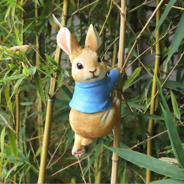 Buy Creative Garden Cartoon Rabbit Hanging Resin Garden Decoration at wholesale prices