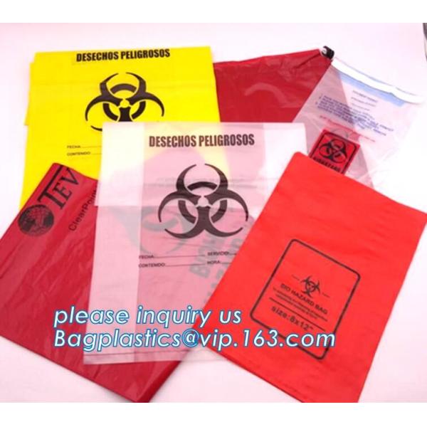 Biohazard Specimen Bag Autoclavable Biohazard Bags, Customized Autoclave Bag,