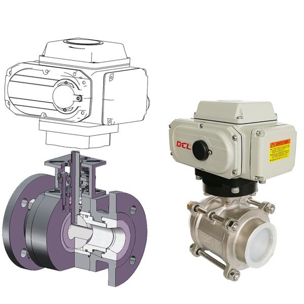 Buy Quarter Turn 4 Inch DN100 Electrically Operated Ball Valve at wholesale prices