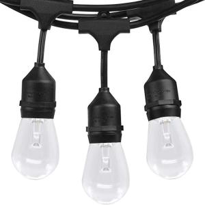 48ft Outdoor Shatterproof Commercial Grade LED String Lights