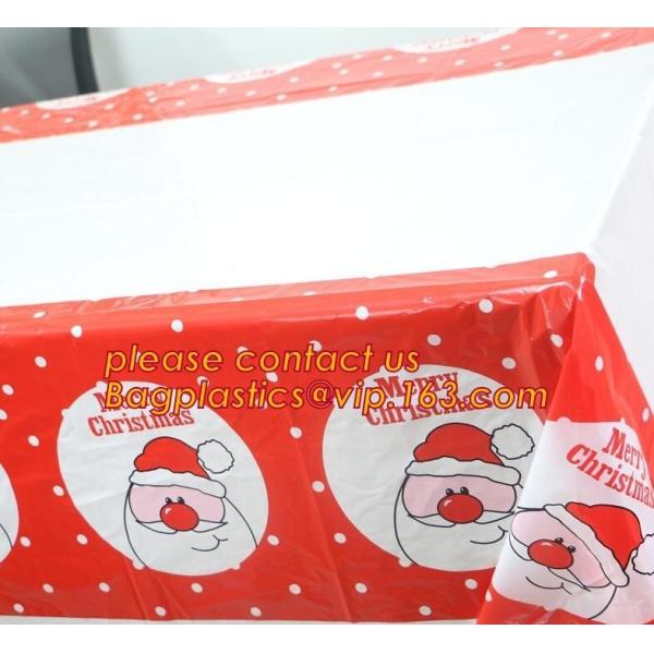 Buy Vinyl Christmas Happy Halloween Banquet Event & Party Supplies Decoration Ployester Tablecloths Table Cover picnics at wholesale prices