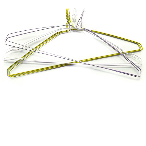 Heavy Duty Ultra Thin Space Saving 2.1mm Steel Wire Hangers