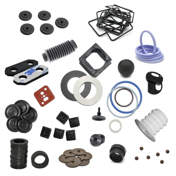 HNBR Rubber Molded Parts , VAMAC Molding Silicone Parts