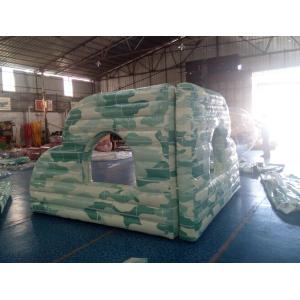 PVC Material Iinflatable Tank Bunkers Paintball , Inflatable Sports Games