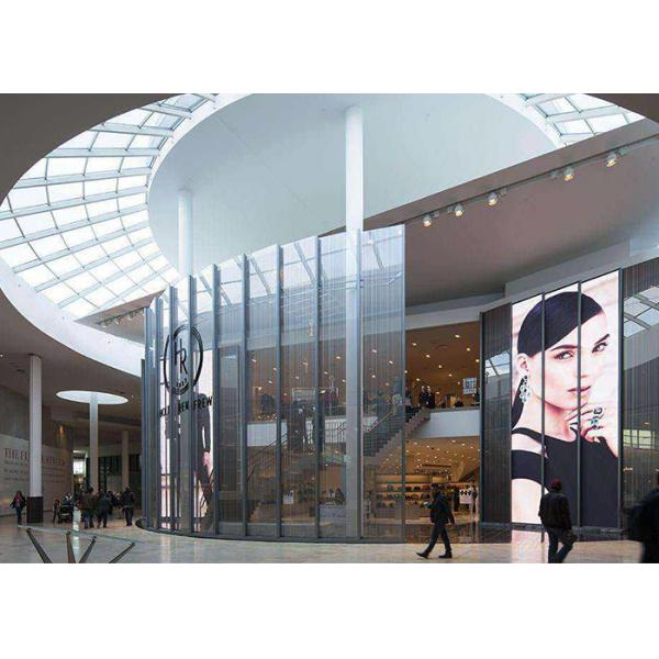 Buy Glass Window SMD2727 1200cd P3.91 Transparent Led Panel at wholesale prices