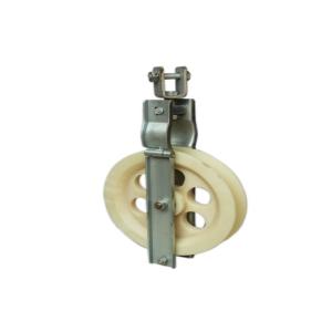 Transmission Line Stringing Tools Single Sheave Stringing Pulley Block With