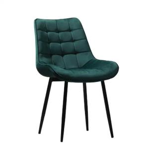Velvet Upholstered Dining Chair 48x48x84cm Washable Fabric