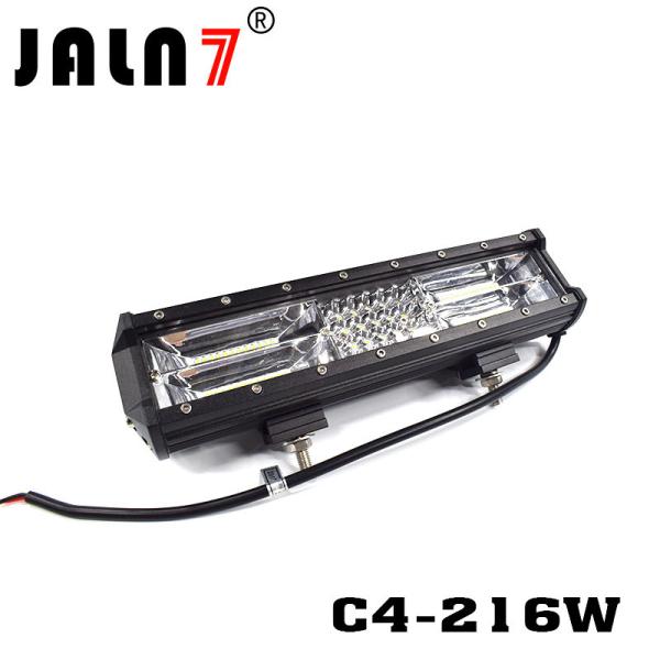 LED Light Bar JALN7 216W 4Rows Combo Beam LED Driving Lamp Super Bright Off Road Lights LED Work Light Boat Jeep
