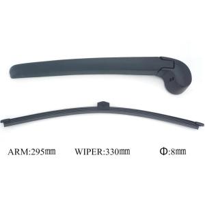Black Bendable Rear Windshield Wiper for Smooth and Streak-Free Cleaning