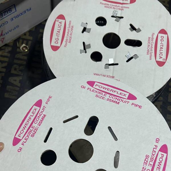 Corrugated Metal Inner Core Flexible Metal Conduit For 625PSI Pressure In Industrial Settings