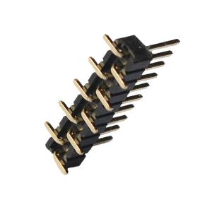 10pin Single Row 500VAC PA6T SMD Male Header Connector