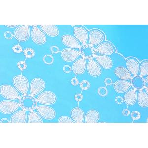 Sequins Mesh Embroidery Milk Silk Lace Trim Customized New Design