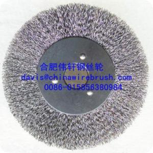 Crimped Wire Circular Brushes with Nuts