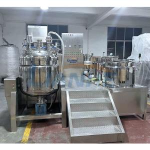 SUS316L Cosmetic High Shear Emulsifier Mixer Machine 300L Button Control