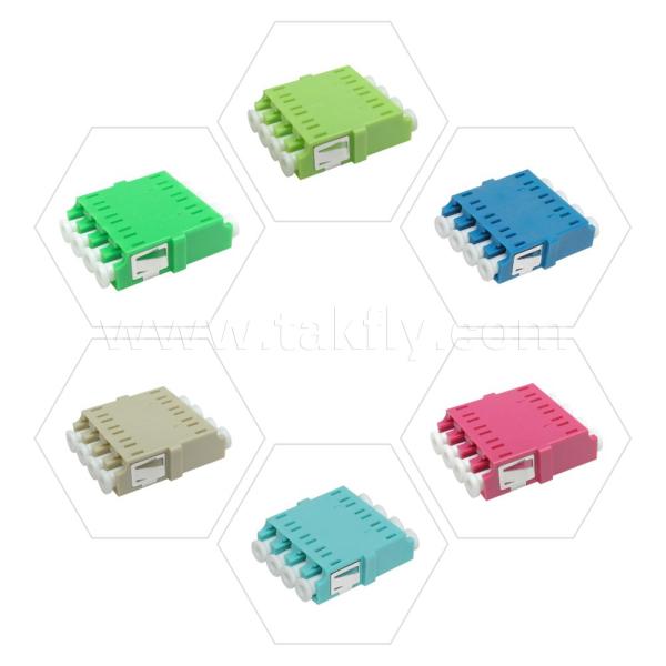 Fiber Optic Adapter Cable Coupler LC APC/UPC SM/MM Simplex/Duplex/Quad/6 ways/8 ways For Data Center FTTH