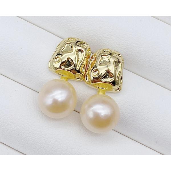 Buy Natural Pearl Necklaces Fashion Women's Earrings Fine Simple Pearl Small Earrings For Women Party Jewelry Gifts at wholesale prices