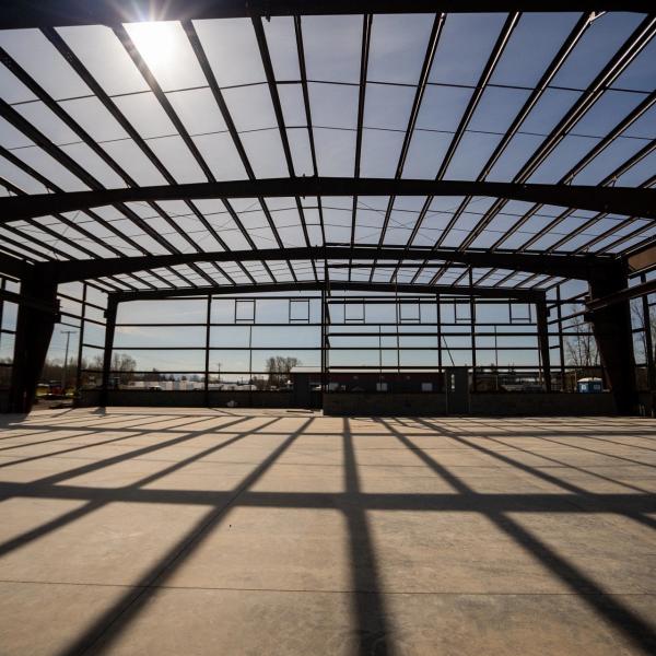 Prefab Steel Structure Car Showroom With Easy Installation And Good Load Bearing