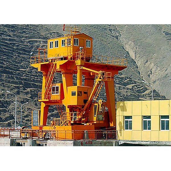 Electric Dam Top Industrial Gantry Crane For Hydraulic Equipment Transport Lifting