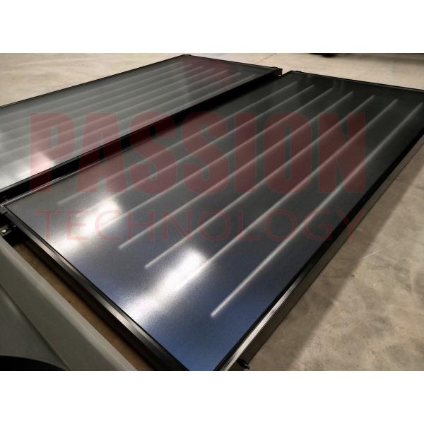 Aluminum Alloy Frame Flat Plate Solar Collector 300L Black Chrome Solar Water Heater