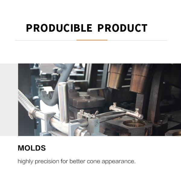 5kg / Hour Wafer Cone Production Line Ice Cream Biscuit Cone Machine