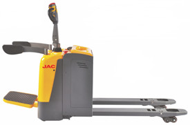 Buy Electric Ride On Pallet Jack , 3 Ton Standing Pallet Jack With AC Power System at wholesale prices